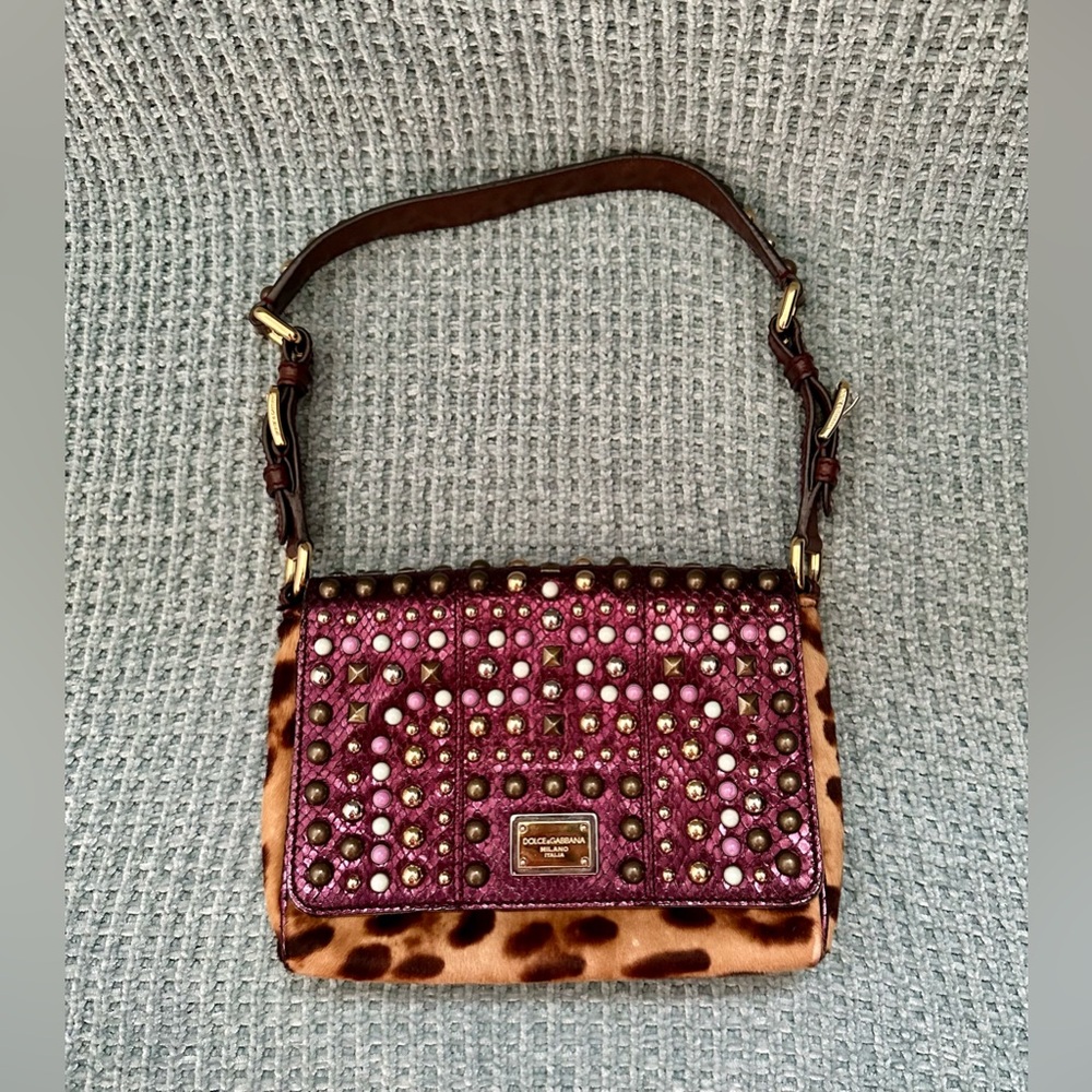 *SOLD* RARE Dolce & Gabbana Studded Shoulder Bag